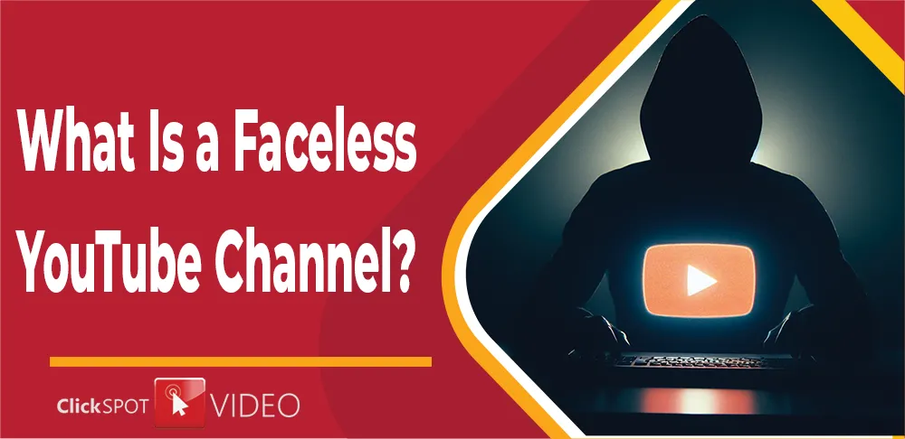 a faceless YouTube channel a shadowy figure